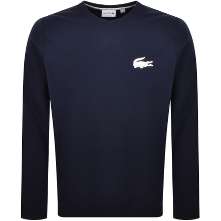 【送料&関税込】Lacoste Sweatshirt With Logo Men's Logo Crew Neck Sweatshirt - Sweaters & Sweatshirts